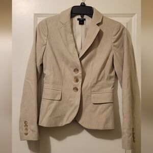Tan Women's Blazer Suit Set